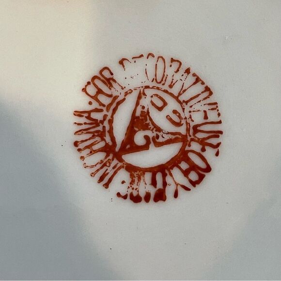 Mid century Porcelain Floral and Duck Brass Bowl set for hanging or display - Picture 12 of 17